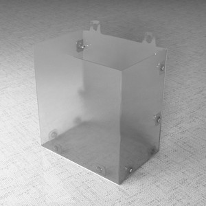 Навесная коробка из прозрачного пластика